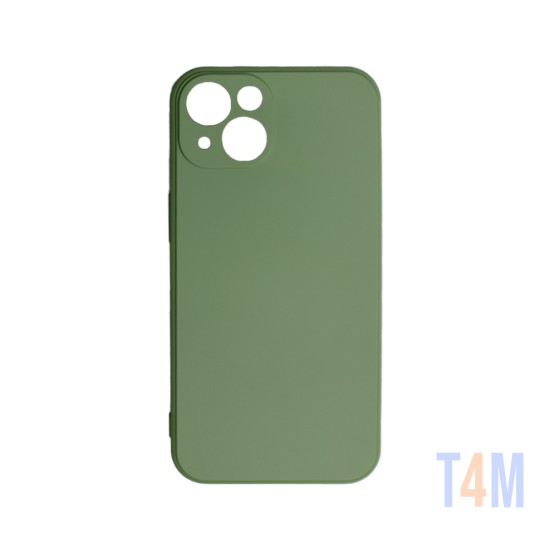 Funda de Silicona Suave para Apple iPhone 14 Verde